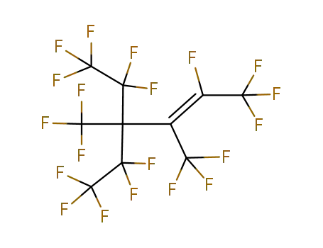 Molecular Structure of 52584-41-5 (2-Hexene,
1,1,1,2,5,5,6,6-nonafluoro-4-(pentafluoroethyl)-3,4-bis(trifluoromethyl)-,
(E)-)