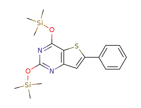 6-Phenyl-2,4-bis-trimethylsilanyloxy-thieno[3,2-d]pyrimidine