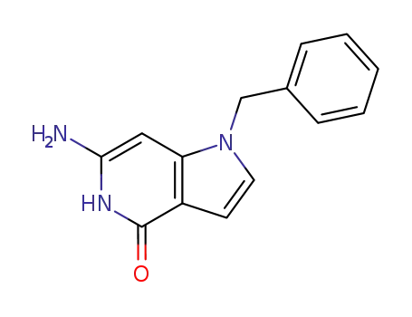 4H-Pyrrolo[3,2-c]pyridin-4-one, 6-amino-1,5-dihydro-1-(phenylmethyl)-