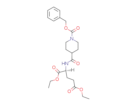 diethyl N-(N-benzyloxycarbonylisonipecotinoyl)-L-glutamate