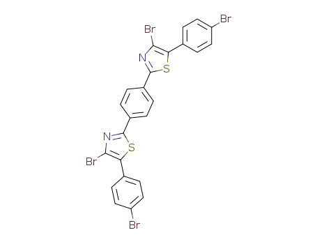 1,4-bis<5-(p-Bromophenyl)-4-bromo-2-thiazolyl>benzene