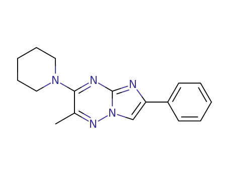2-Methyl-6-phenyl-3-piperidin-1-yl-imidazo[1,2-b][1,2,4]triazine