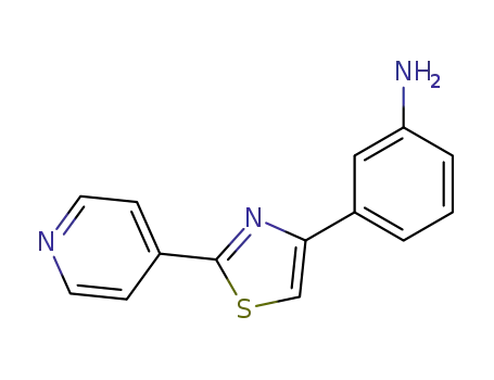 3-[2-(Pyridin-4-yl)-1,3-thiazol-4-yl]aniline