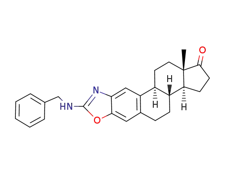 (3aS,3bR,10bS,12aS)-8-Benzylamino-12a-methyl-2,3,3a,3b,4,5,10b,11,12,12a-decahydro-7-oxa-9-aza-dicyclopenta[a,h]phenanthren-1-one