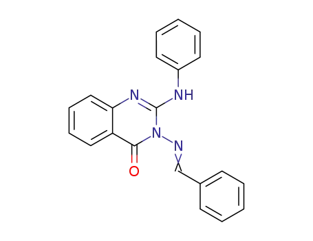 2-Phenylamino-3-{[1-phenyl-meth-(E)-ylidene]-amino}-3H-quinazolin-4-one