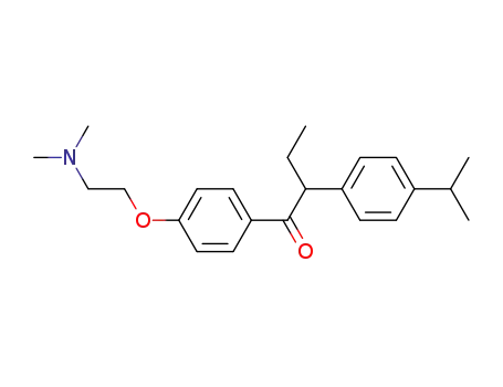 1-<4-<2-(dimethylamino)ethoxy>phenyl>-2-(4-isopropylphenyl)-1-butanone