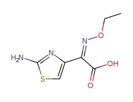 2-ethoxyimino-2-(2-amino-1,3-thiazol-4-yl)acetic acid
