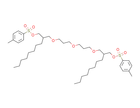 2,14-di-(n-octyl)-4,8,12-trioxapentadecane-1,15-ditosylate