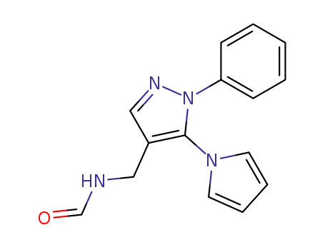 Formamide, N-[[1-phenyl-5-(1H-pyrrol-1-yl)-1H-pyrazol-4-yl]methyl]-