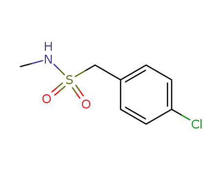 Molecular Structure of 85952-19-8 (1-(4-chlorophenyl)-N-methylmethanesulfonamide)