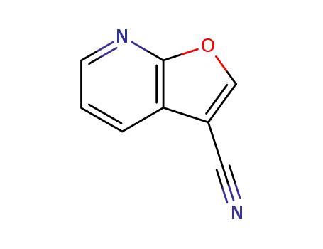 Molecular Structure of 109274-96-6 (Furo[2,3-b]pyridine-3-carbonitrile (9CI))