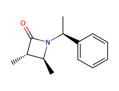 trans-(3S,4S)-dimethyl-1-<(S)-α-methylbenzyl>azetidinone