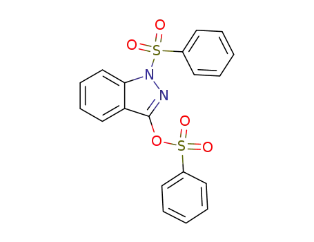 1-phenylsulphonyl-3-phenylsulphonyloxyindazole