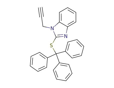 1-Prop-2-ynyl-2-tritylsulfanyl-1H-benzoimidazole