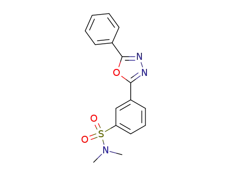 Benzenesulfonamide, N,N-dimethyl-3-(5-phenyl-1,3,4-oxadiazol-2-yl)-