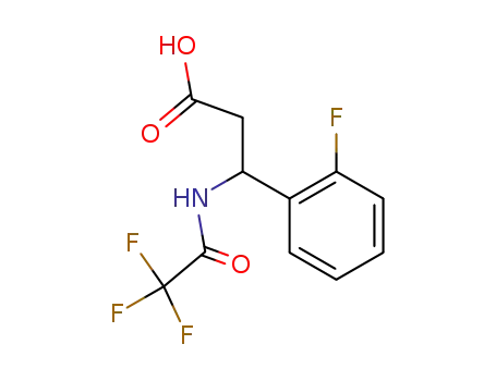 3-(2-FLUOROPHENYL)-3-[(2,2,2-TRIFLUOROACETYL)AMINO]PROPANOIC ACID