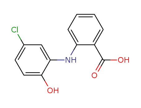 Molecular Structure of 54475-81-9 (N-(5-chloro-2-hydroxyphenyl)anthranilic acid)