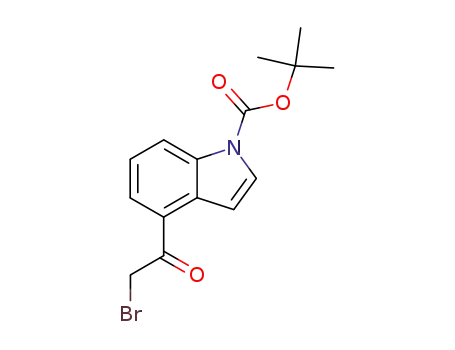 tert-Butyl 4-(bromoacetyl)-1H-indole-1-carboxylate