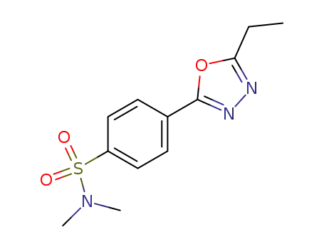 Benzenesulfonamide, 4-(5-ethyl-1,3,4-oxadiazol-2-yl)-N,N-dimethyl-