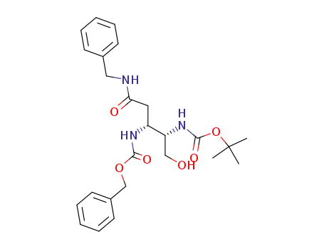 ((1S,2R)-3-Benzylcarbamoyl-2-benzyloxycarbonylamino-1-hydroxymethyl-propyl)-carbamic acid tert-butyl ester
