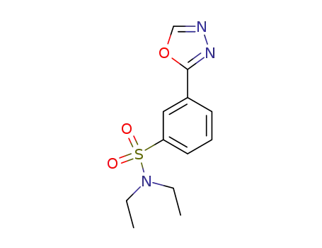 Benzenesulfonamide, N,N-diethyl-3-(1,3,4-oxadiazol-2-yl)-