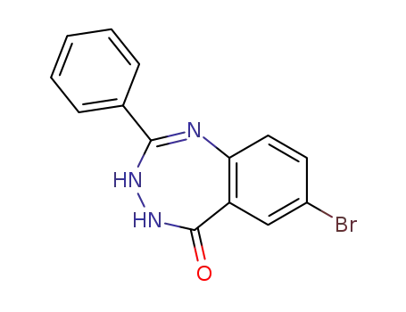 Molecular Structure of 96498-98-5 (5H-1,3,4-Benzotriazepin-5-one, 7-bromo-1,4-dihydro-2-phenyl-)