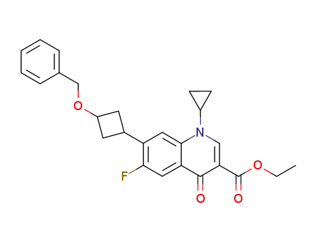 7-(3-Benzyloxy-cyclobutyl)-1-cyclopropyl-6-fluoro-4-oxo-1,4-dihydro-quinoline-3-carboxylic acid ethyl ester