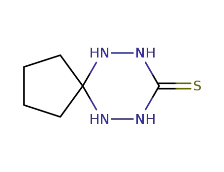 Molecular Structure of 18801-60-0 (6,7,9,10-Tetraazaspiro[4.5]decane-8-thione)