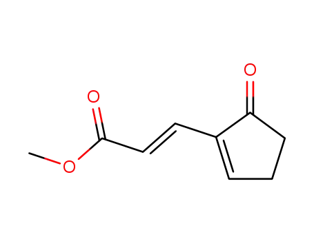 Molecular Structure of 161521-92-2 ((E)-3-(5-Oxo-cyclopent-1-enyl)-acrylic acid methyl ester)