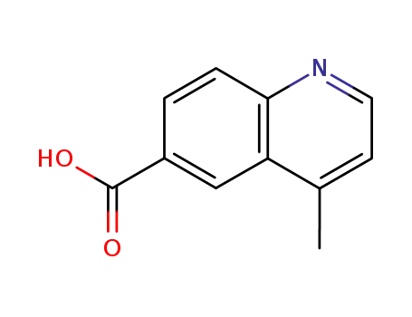 Molecular Structure of 7101-68-0 (4-Methyl-quinoline-6-carboxylic acid)