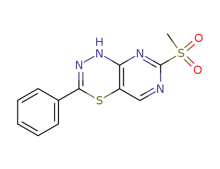 6-methylsulfonyl-2-phenyl-4H-pyrimido<4,5-e><1,3,4>thiadiazine