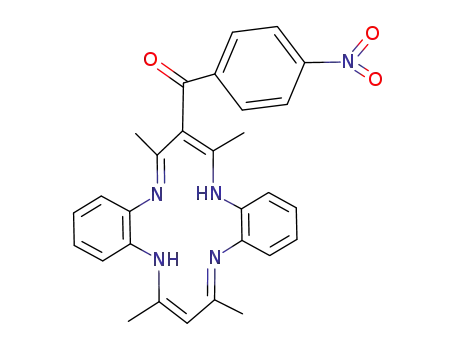 16-(4-Nitrobenzoyl)-6,8,15,17-tetramethyl-5H,14H-dibenzo<b,i><1,4,8,11>tetraazacyclotetradecine