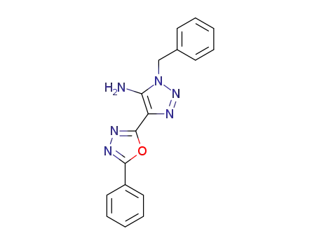 2-(5-Amino-1-benzyl-1,2,3-triazol-4-yl)-5-phenyl-1,3,4-oxadiazole