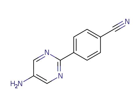 벤조니트릴, 4-(5-아미노-2-피리미디닐)-(9CI)