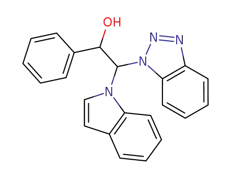 threo-1-Phenyl-2-(benzotriazol-1-yl)-2-(indol-1-yl)ethanol