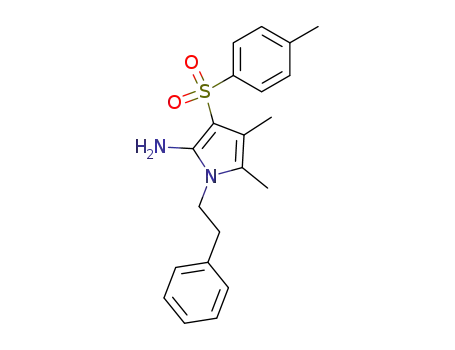 4,5-Dimethyl-1-phenethyl-3-(toluene-4-sulfonyl)-1H-pyrrol-2-ylamine