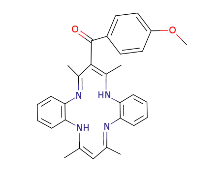 16-(4-Methoxybenzoyl)-6,8,15,17-tetramethyl-5H,14H-dibenzo<b,i><1,4,8,11>tetraazacyclotetradecine