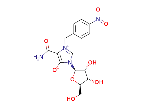 4-carbamoyl-3-(4-nitrobenzyl)-1-β-D-ribofuranosylimidazolium-5-olate