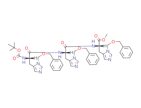 N(α)-t-butoxycarbonyl-N(?)-benzyloxymethyl-L-histidyl-N(?)-benzyloxymethyl-L-histidine methyl ester