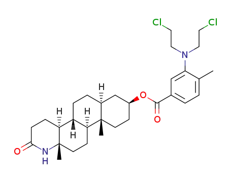 (4aS,4bR,6aS,8S,10aS,10bS,12aS)-10a,12a-dimethyl-2-oxooctadecahydronaphtho[2,1-f]quinolin-8-yl 3-[bis(2-chloroethyl)amino]-4-methylbenzoate