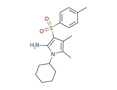 1-Cyclohexyl-4,5-dimethyl-3-(toluene-4-sulfonyl)-1H-pyrrol-2-ylamine