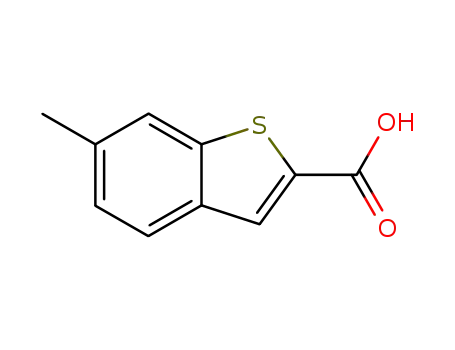 Molecular Structure of 1467-86-3 (6-Methylbenzo[b]thiophene-2-carboxylic acid)