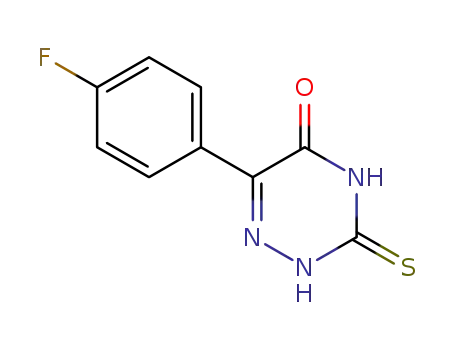 6-(4-fluorophenyl)-3-thioxo-as-triazin-5-one