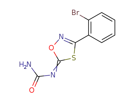 3-(o-bromophenyl)-5-(carbamido)imino-Δ<sup>2</sup>-1,4,2-oxathiazoline