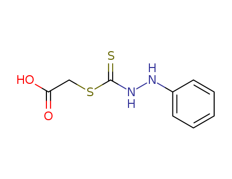 Acetic acid,2-[[(2-phenylhydrazinyl)thioxomethyl]thio]- cas  14366-33-7