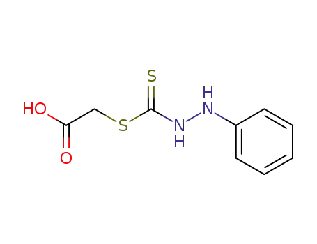 Molecular Structure of 14366-33-7 ({[(2-phenylhydrazino)carbonothioyl]sulfanyl}acetic acid)
