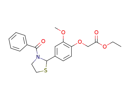 [4-(3-Benzoyl-thiazolidin-2-yl)-2-methoxy-phenoxy]-acetic acid ethyl ester