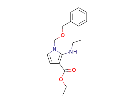 Ethyl 1-Benzyloxymethyl-2-ethylamino-3-carboxylate