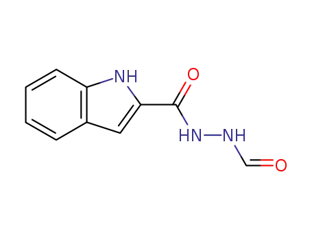 1H-indole-2-carboxylic acid N<sup>2</sup>-formyl-hydrazide
