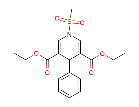 1-Methanesulfonyl-4-phenyl-1,4-dihydro-pyridine-3,5-dicarboxylic acid diethyl ester